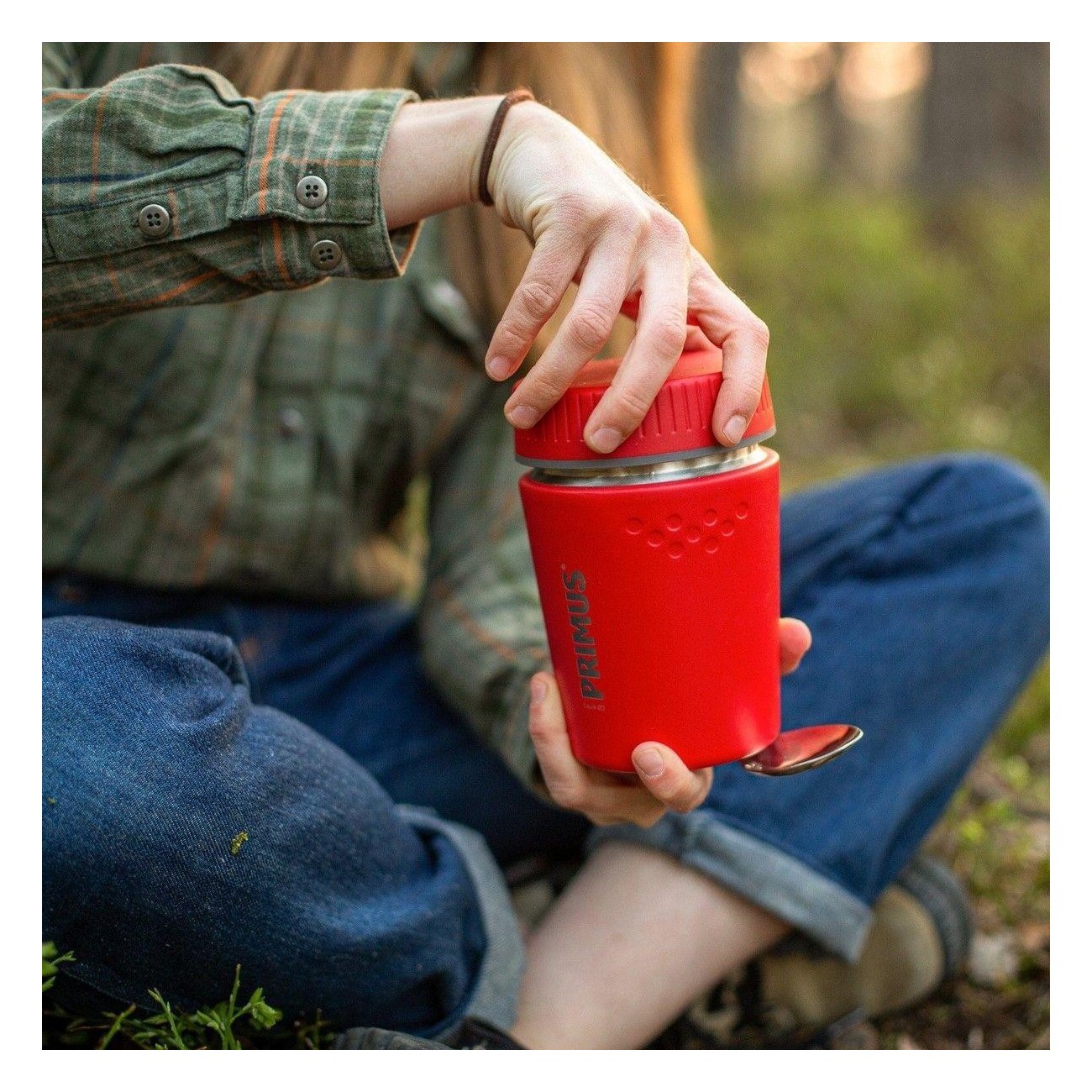 Contenedor Térmico TrailBreak Lunch Jug 0.4L Acero Inoxidable - Rojo - 7