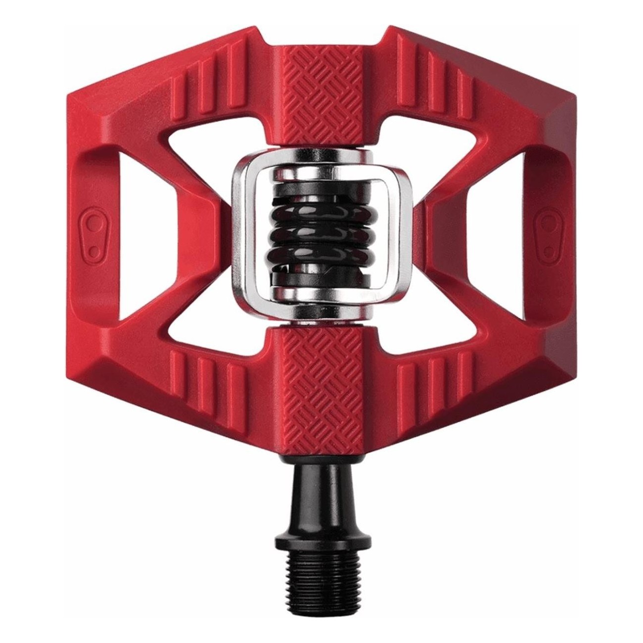 Pedales CRANKBROTHERS Double Shot 1 Dual Función para MTB, Ciudad y Trekking - Rojo - 1