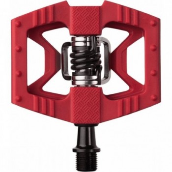 Pedales CRANKBROTHERS Double Shot 1 Dual Función para MTB, Ciudad y Trekking - Rojo - 2