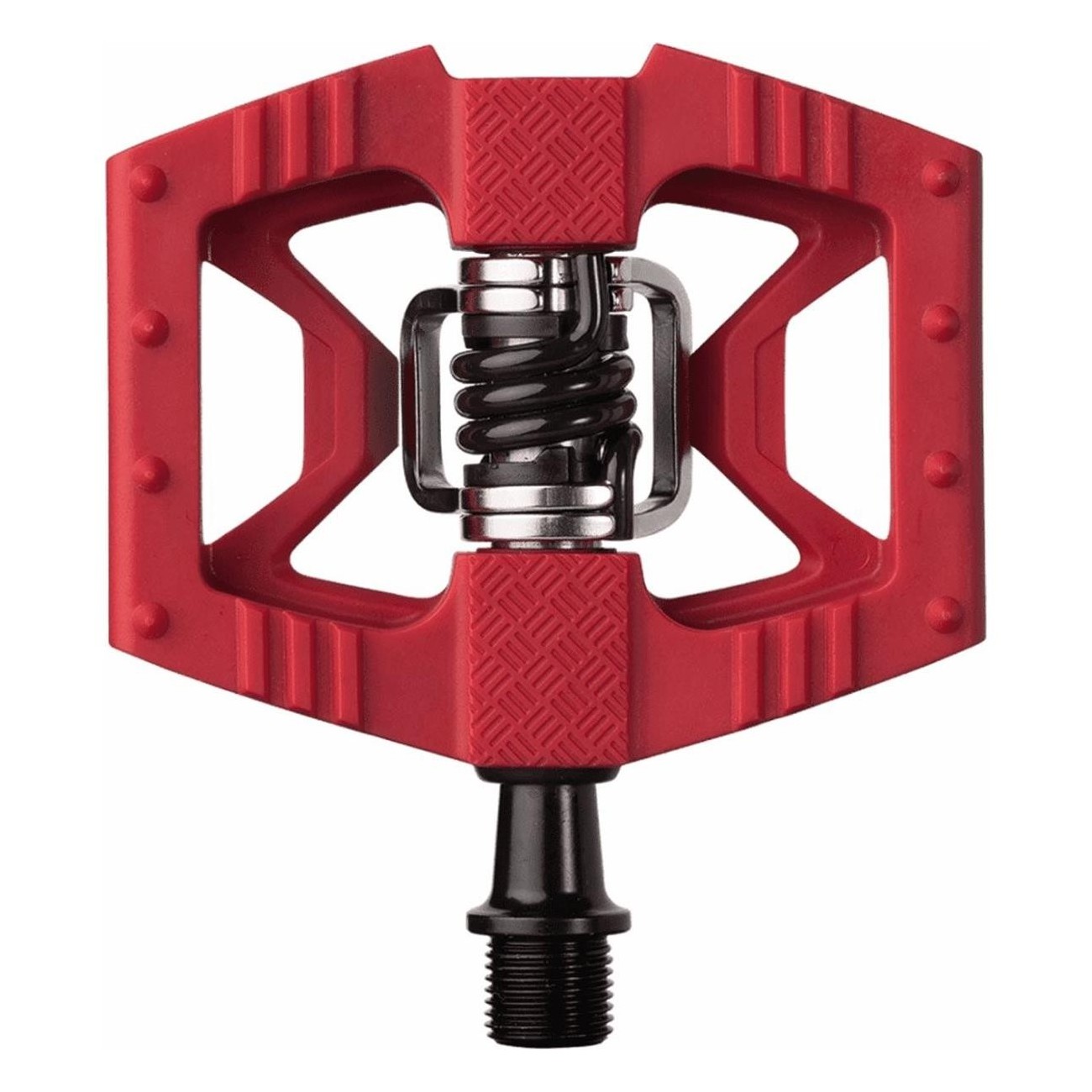 Pedales CRANKBROTHERS Double Shot 1 Dual Función para MTB, Ciudad y Trekking - Rojo - 2