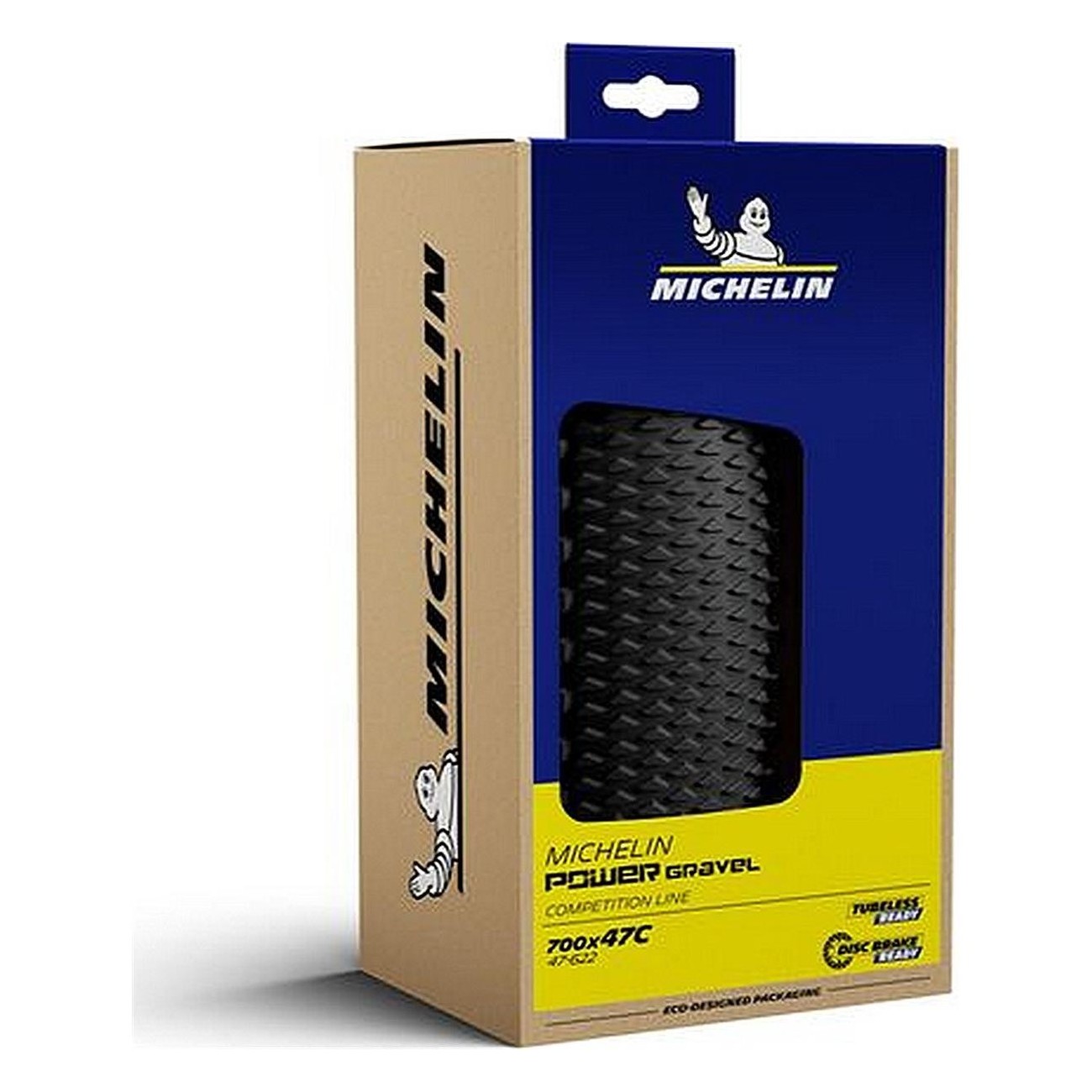 650B 27.5' x 50 Power Gravel Classic TLR Folding Tire - Exceptional Grip - 6