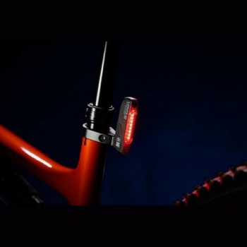 Fanale Posteriore LED Stick Drive STVZO Nero con Luce Rossa Y15 - Morsetto Sedile per Bicicletta - 3 - Luci - 4710582548666