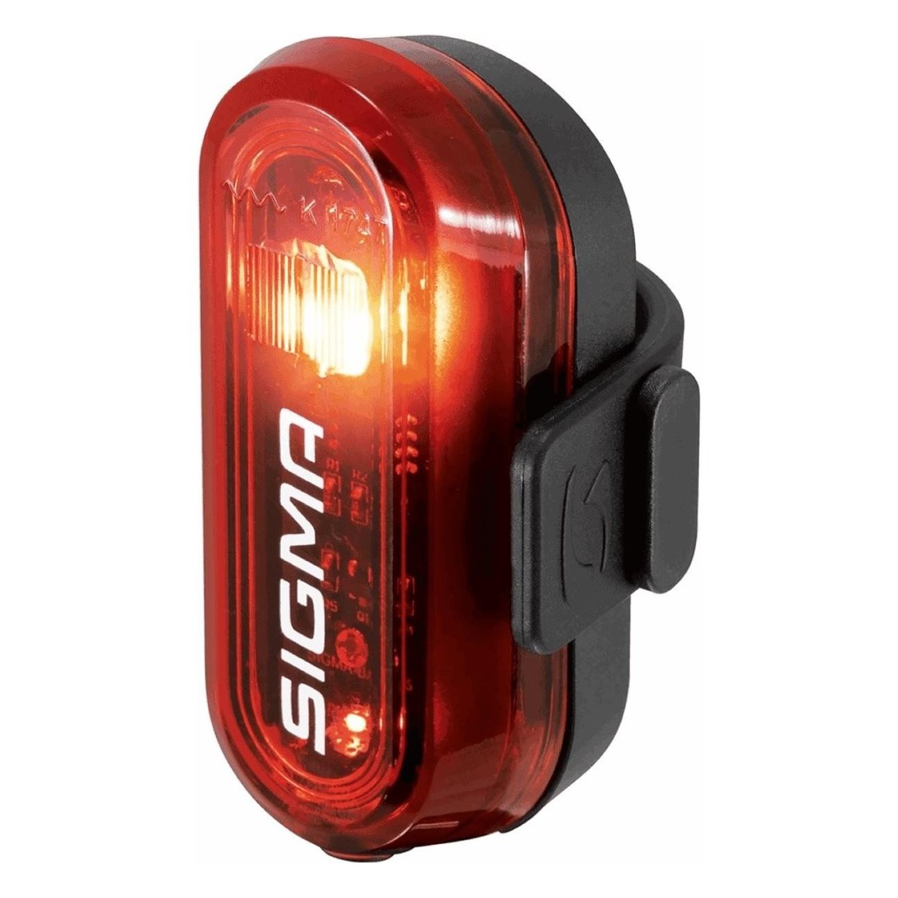 LED Battery Rear Light IPX4, 29h Duration, 400m Visibility, Easy Mounting - 1