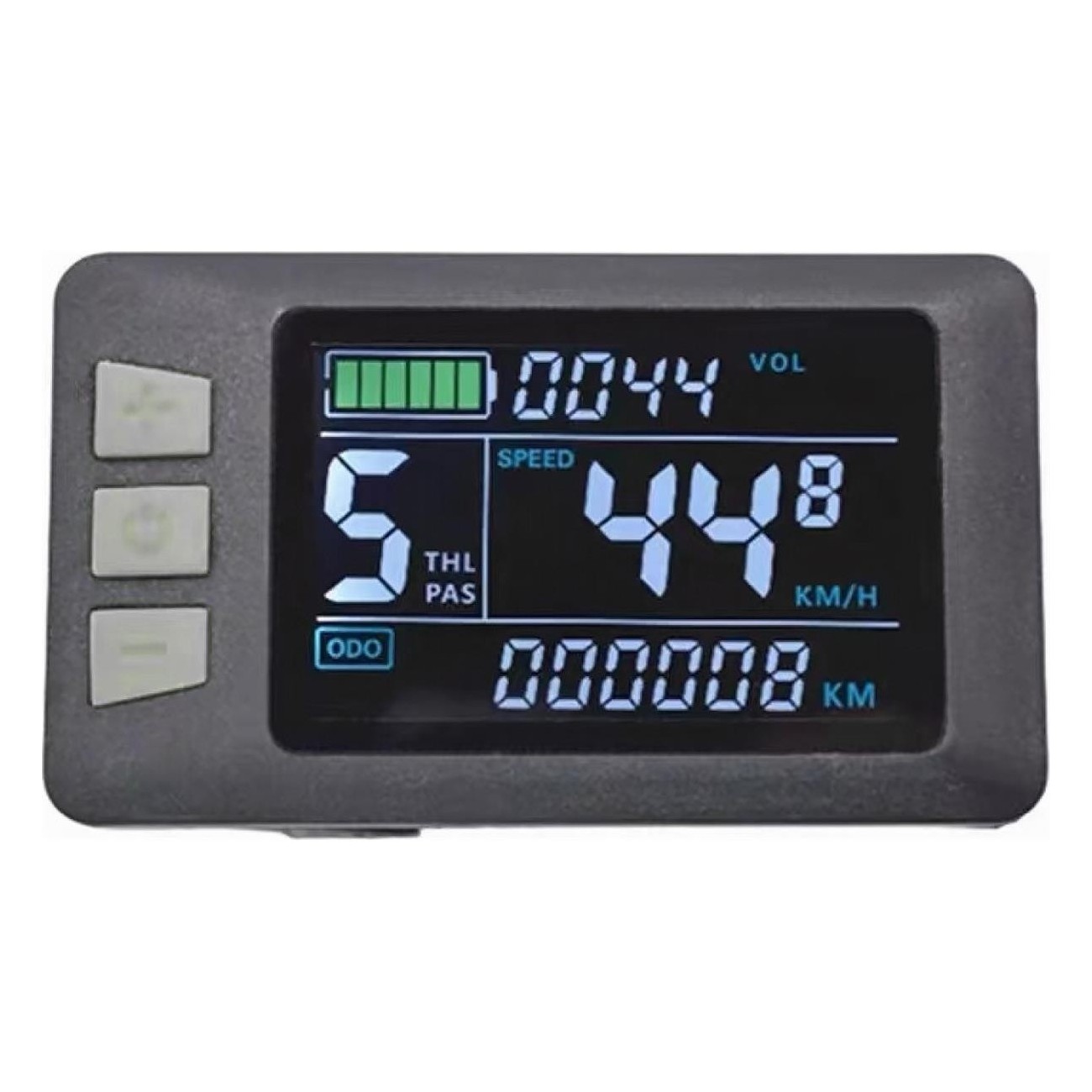 Waterproof Green LCD Display for Fat Bike Controller CVC1842 in ABS - 1