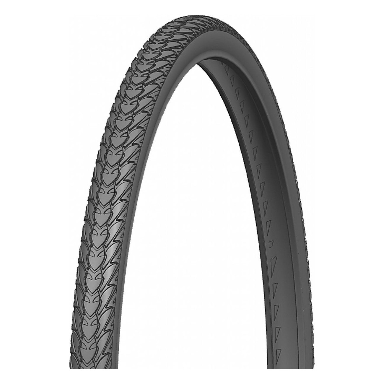 RITECH 700x35 (37-622) Black R268 Tire for City Trekking, Rigid Bead - 1