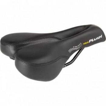 VELO Women's Saddle with Deep Channel and V-Cut 243x155 mm, No Clamp - 1