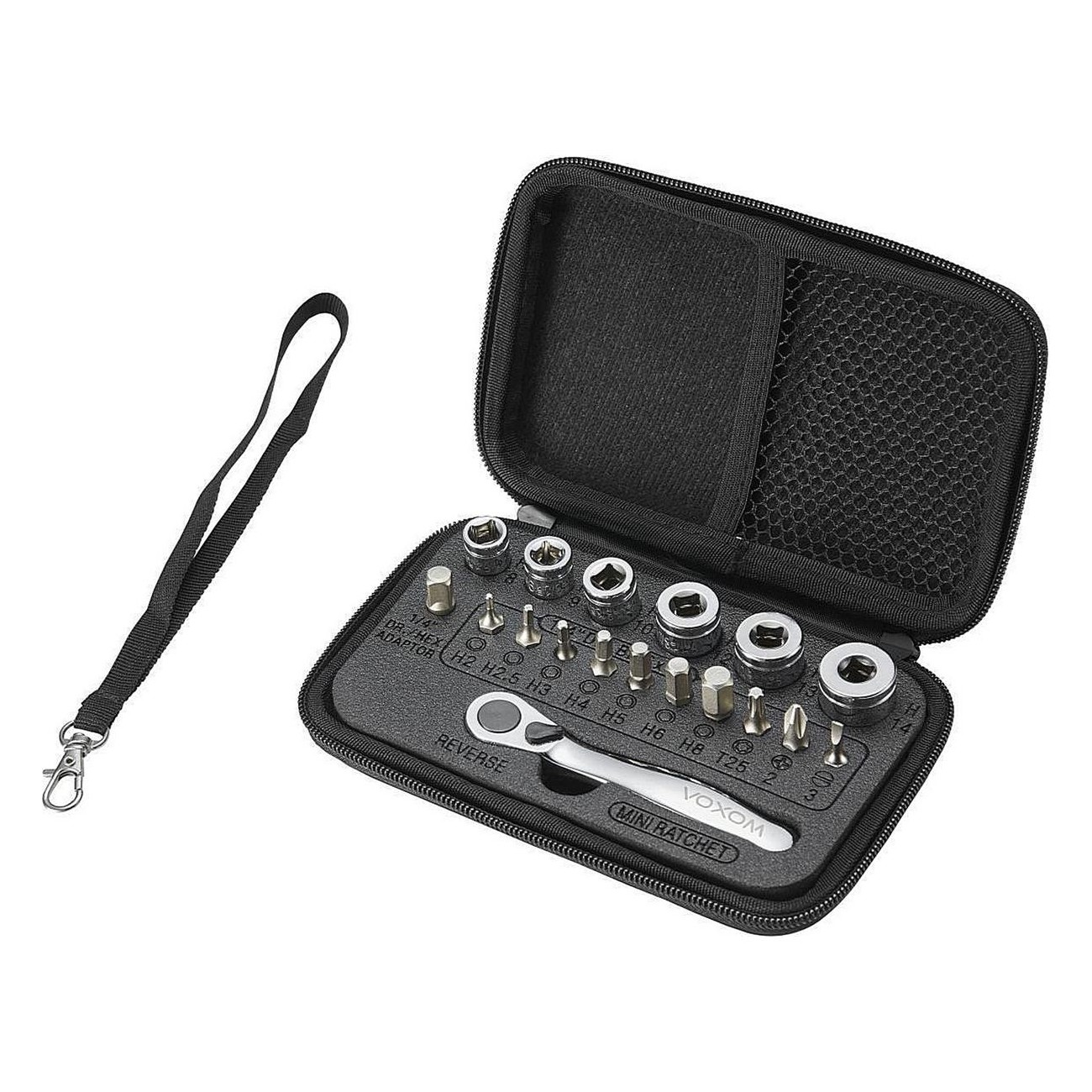 Voxom WK2 Mini Ratchet Kit for Bike Maintenance - Compact and Portable - 1