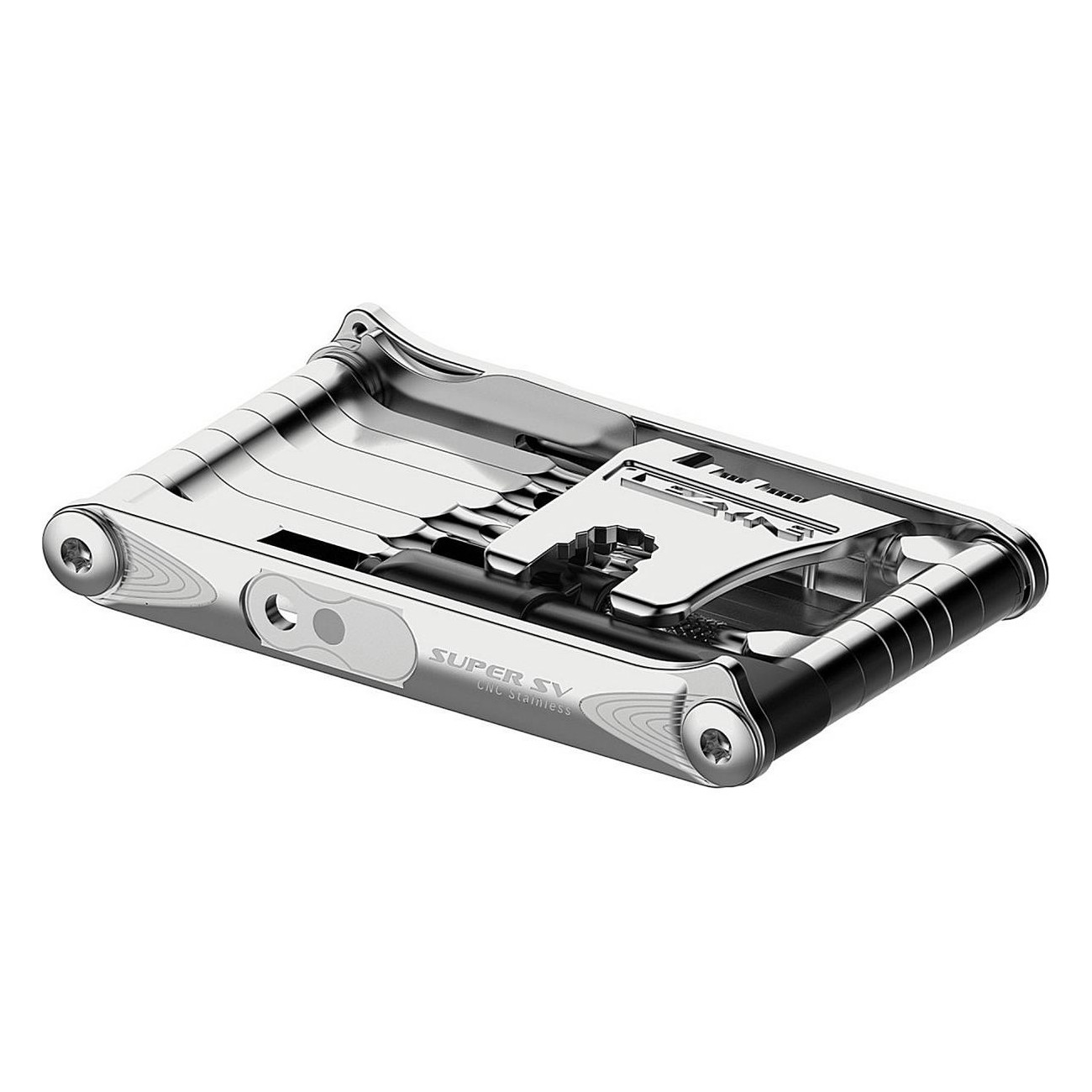 Outil Multifonction Lezyne Super SV23 Argent - Outil Compact et Résistant pour Cyclistes - 1