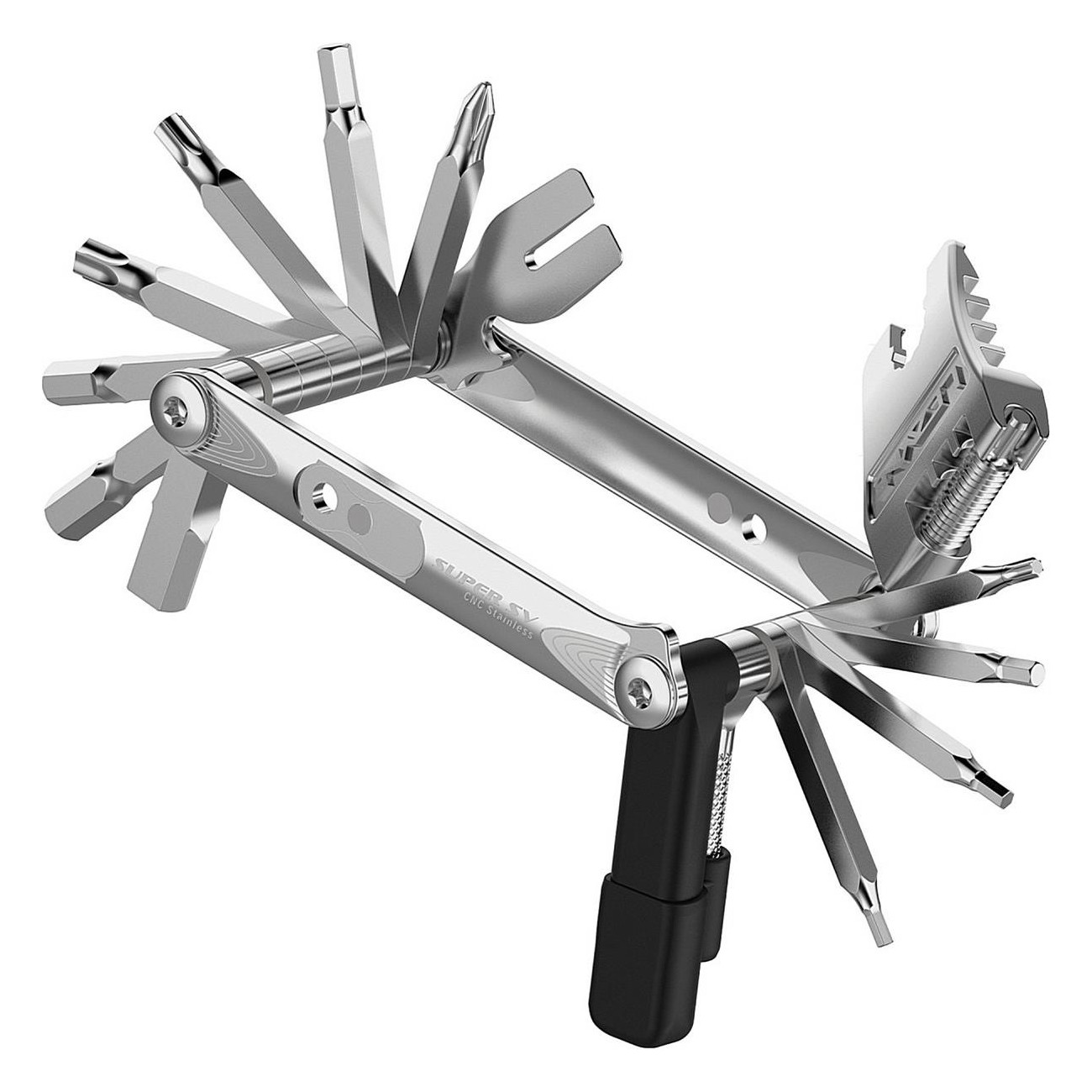 Lezyne Super SV23 Multi-Tool Silver - Compact and Durable Cyclist Tool - 3