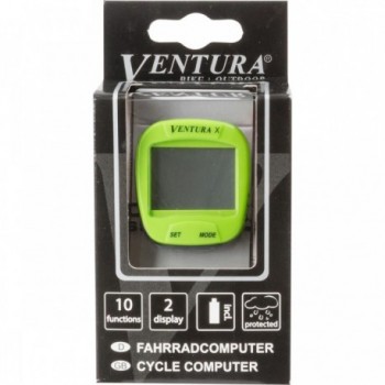 Ventura X Green Computer - 10 Functions, CE Mark, Retail Packaging - 3