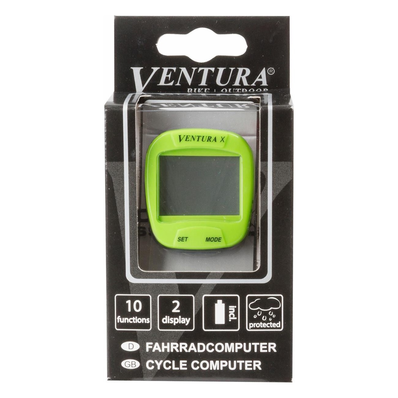 Ventura X Green Computer - 10 Functions, CE Mark, Retail Packaging - 3