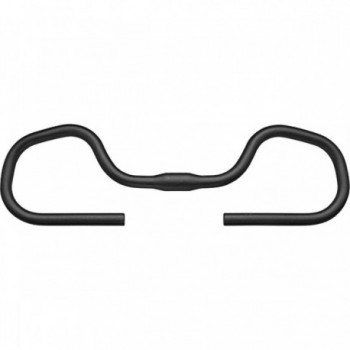 Black Aluminum Handlebar 8 Bends 31.8mm for City Bike - Width 585mm - 1