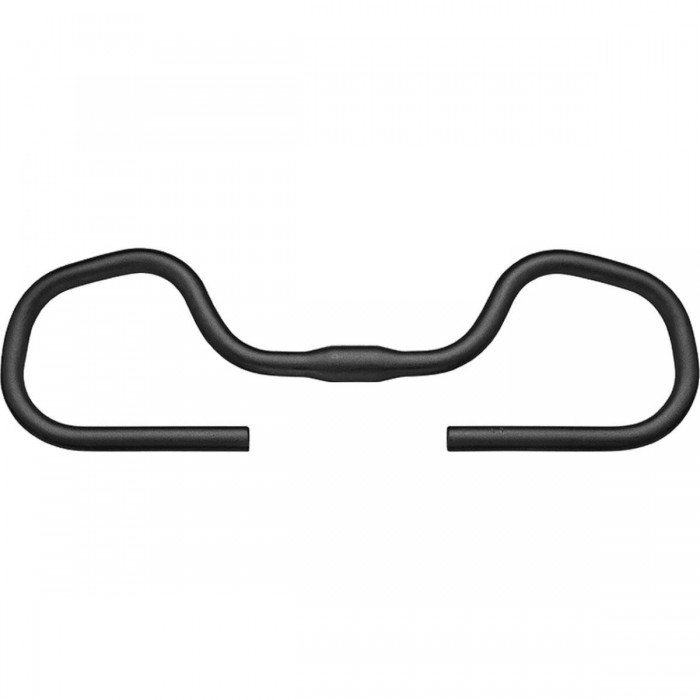 Black Aluminum Handlebar 8 Bends 31.8mm for City Bike - Width 585mm - 1