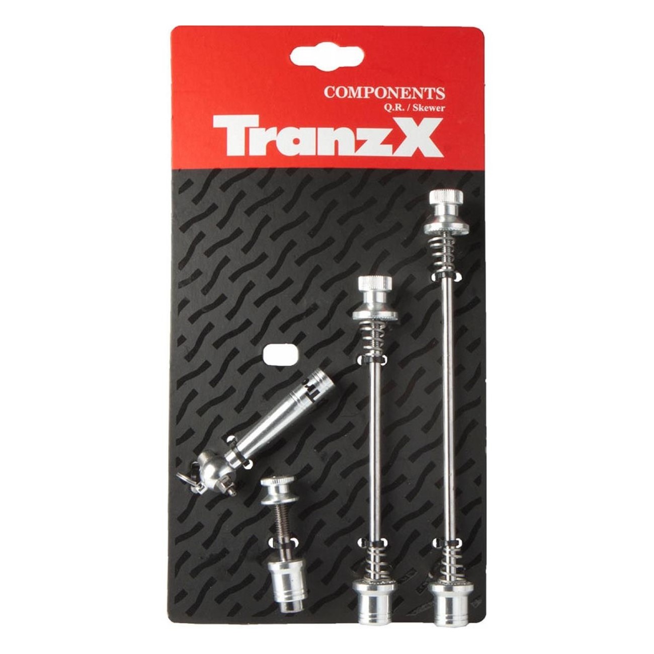 Set Antirrobo Desmontable Tranz X Plata - Protección para Rueda y Silla - 6