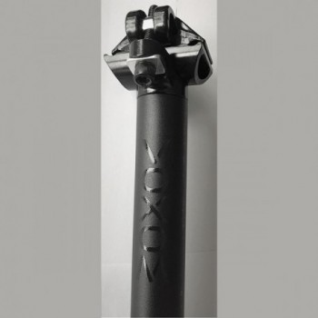 Voxom SST2 Aluminum Seatpost, 0mm Offset, 31.6mm Diameter, 400mm Length, Black - 2