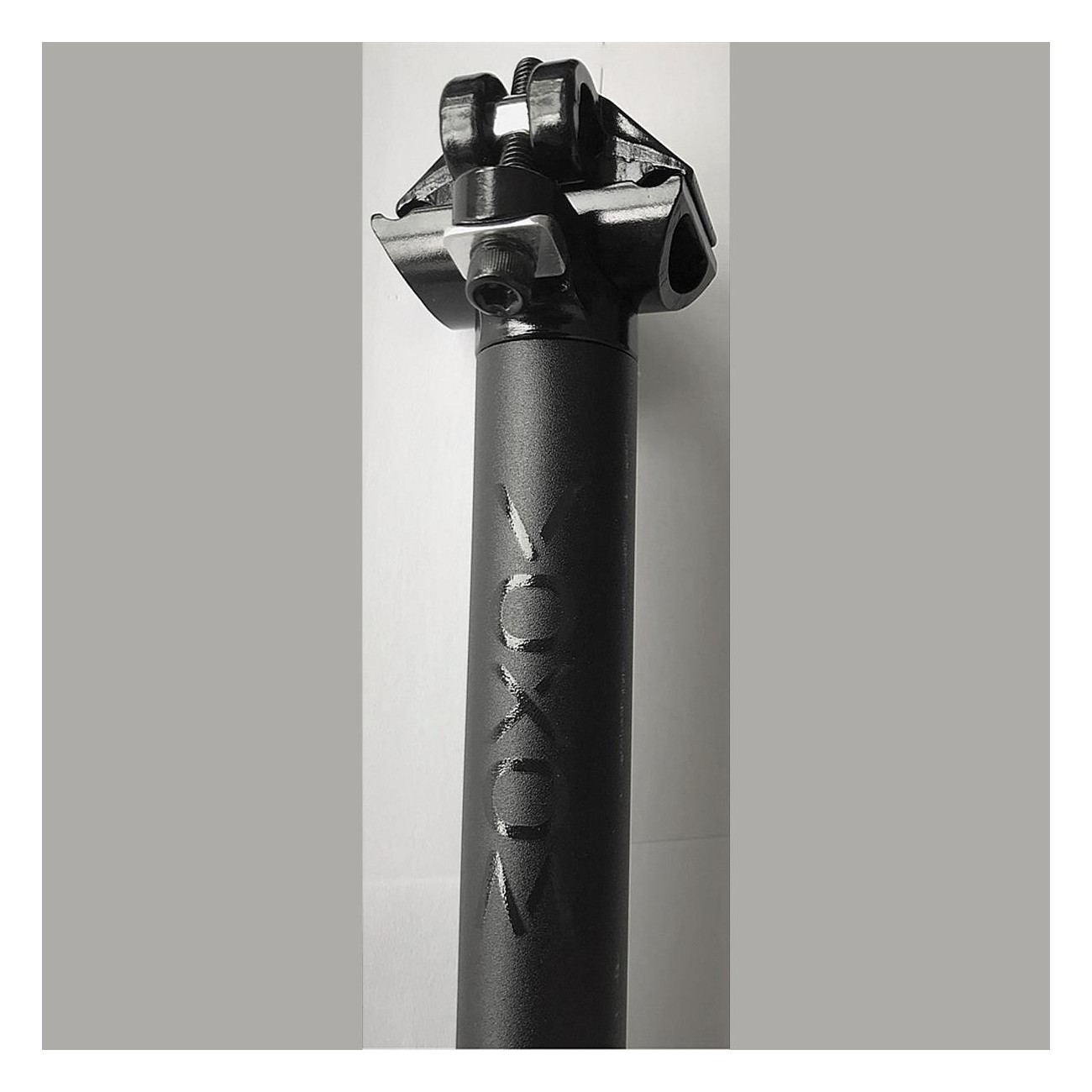 Voxom SST2 Aluminum Seatpost, 0mm Offset, 31.6mm Diameter, 400mm Length, Black - 2