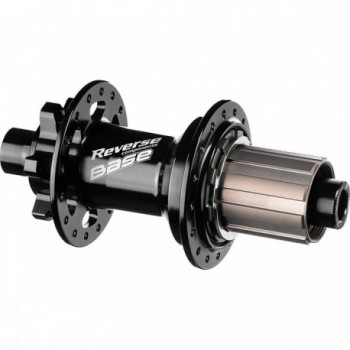 Lightweight Reverse Hub for MTB and Gravel 32H 142/10+12mm Shimano HG Black - 1