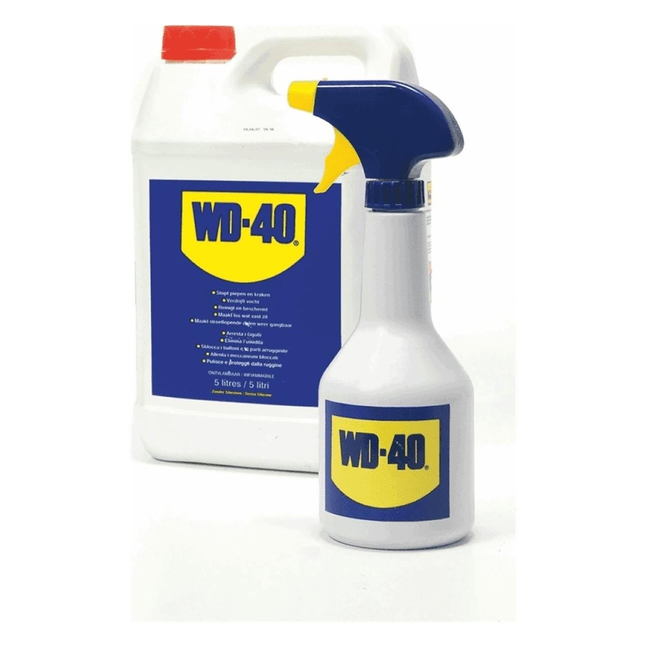 WD-40 Lubrificante Multiuso 5000 ml - Protezione Antiruggine e Sbloccante per Superfici Metalliche - 1 - Lubrificanti e olio - 5