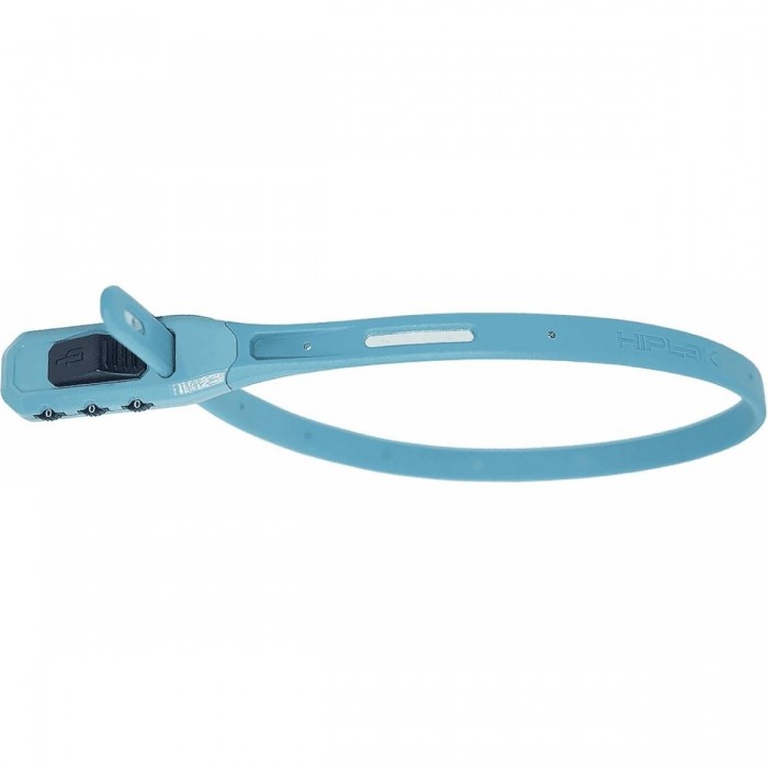 Cadenas à câble à combinaison 3 chiffres 430mm en acier - Couleur aquamarine - 1