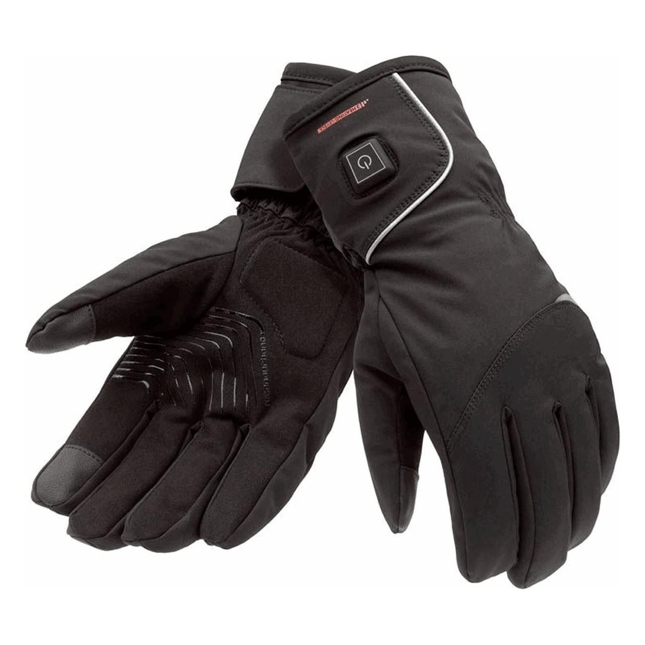 Black Heated Glove Size L - Touchscreen, Water-Resistant, CE Certified - 1