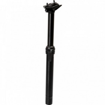 M-Wave 30.9x400 mm Pneumatic Seatpost with Remote, 125 mm Adjustment, Black - 1