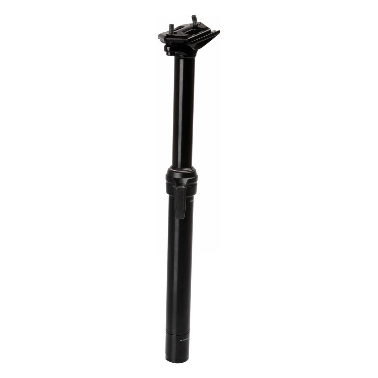 M-Wave 30.9x400 mm Pneumatic Seatpost with Remote, 125 mm Adjustment, Black - 1