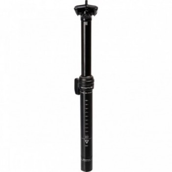 M-Wave 30.9x400 mm Pneumatic Seatpost with Remote, 125 mm Adjustment, Black - 2