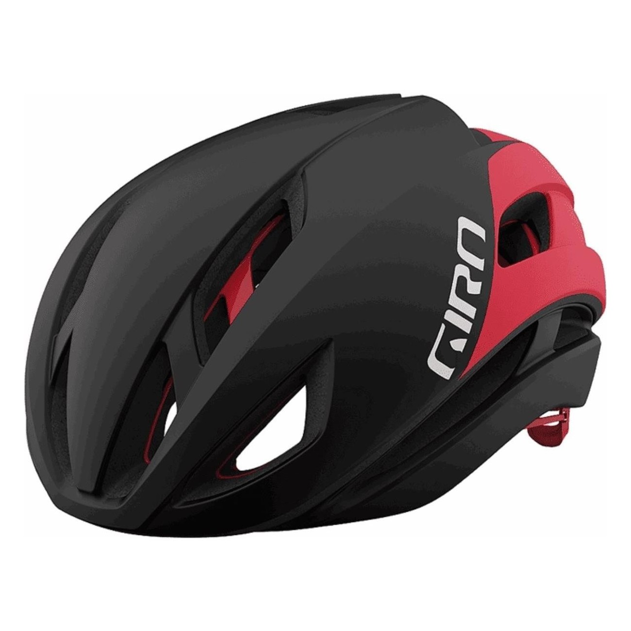 Casco da Strada Aerodinamico Eclipse Spherical Nero/Bianco/Rosso 51-55 cm con Tecnologia Spherical™ e Ventilazione Efficiente - 