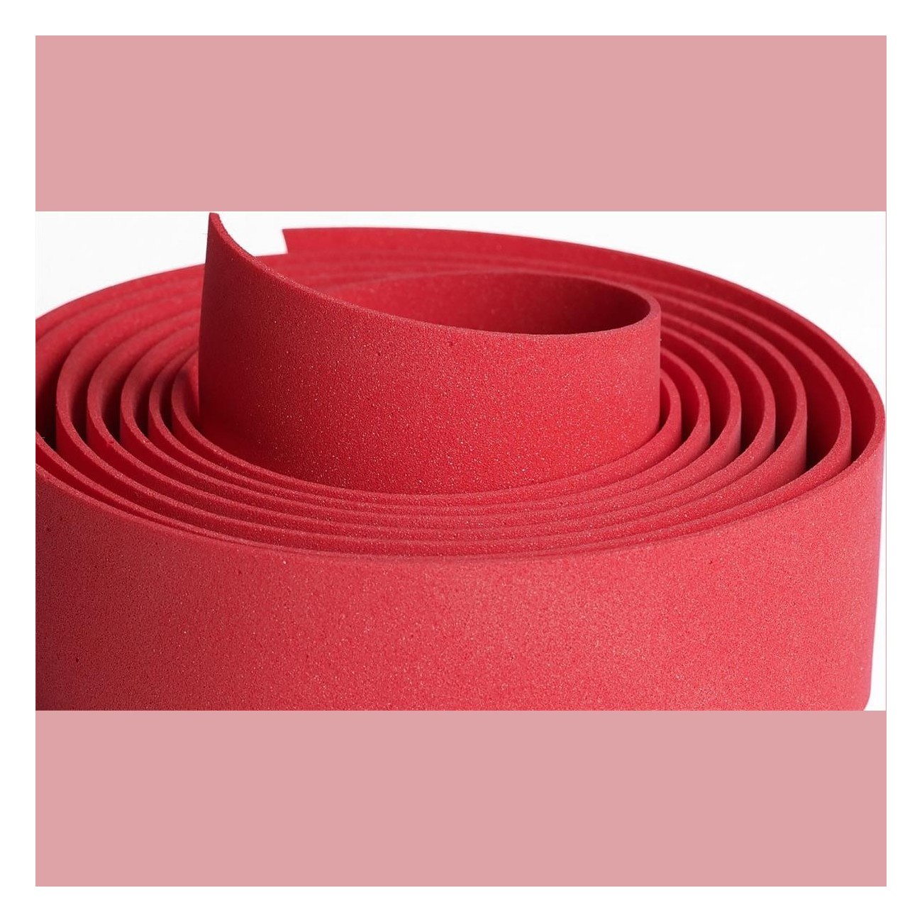 Nabico Gavia Red EVA Handlebar Tape 2.5mm - 2m for Comfort and Style - 2