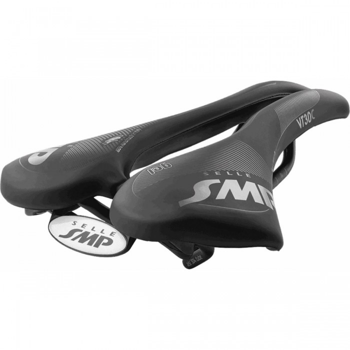 VT30C Gel Black Saddle 155x255 mm for MTB, Road & Triathlon - Comfort & Performance - 1