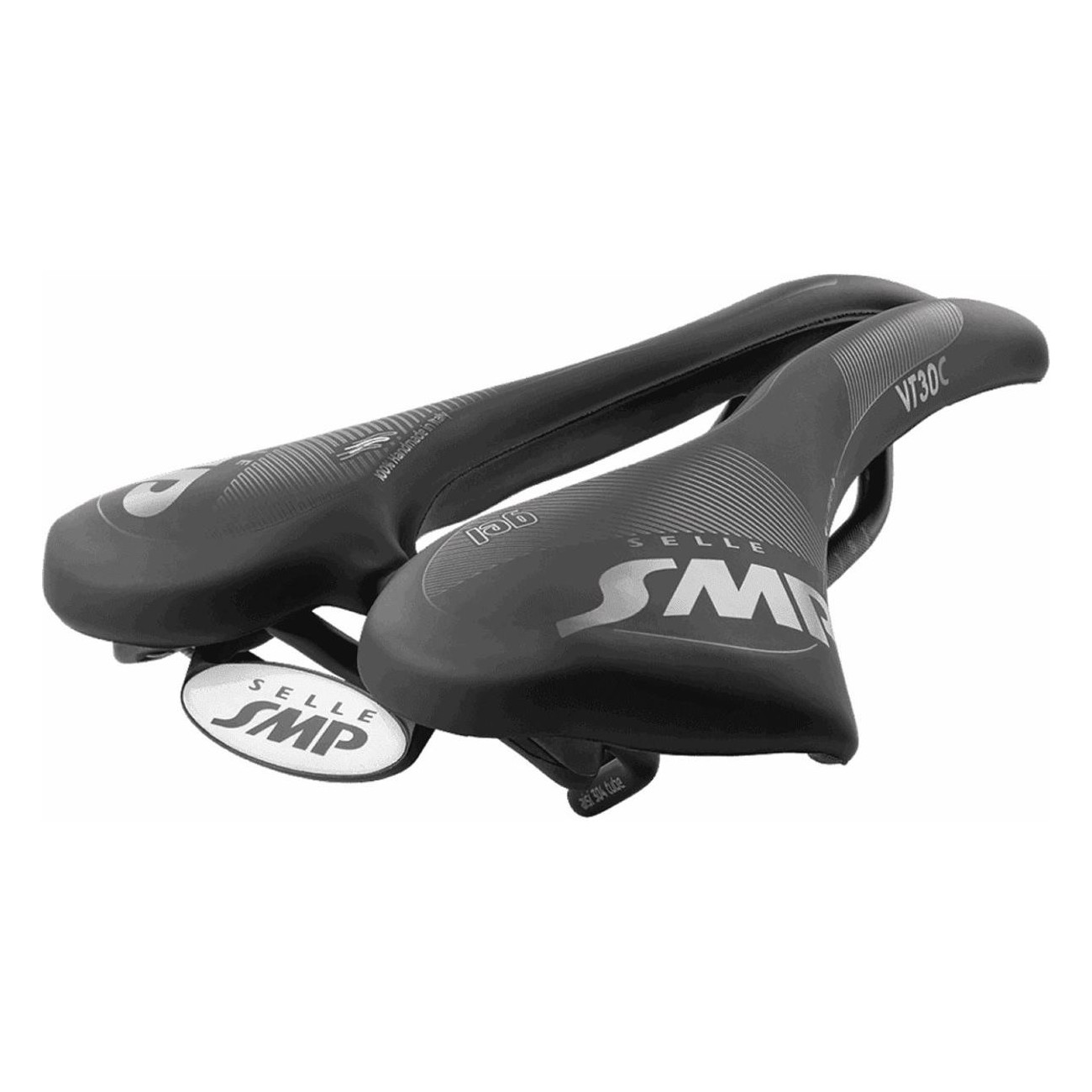 VT30C Gel Black Saddle 155x255 mm for MTB, Road & Triathlon - Comfort & Performance - 1