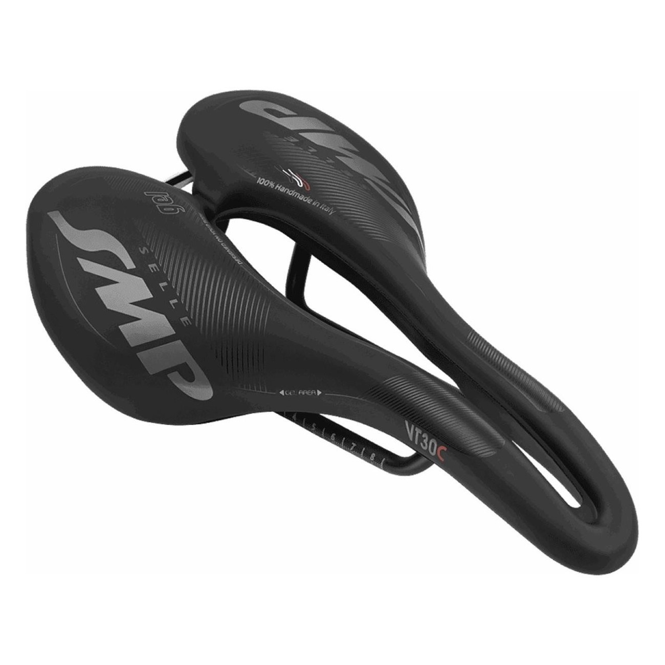 Selle VT30C Gel Noir 155x255 mm pour VTT, Route et Triathlon - Confort et Performance - 3