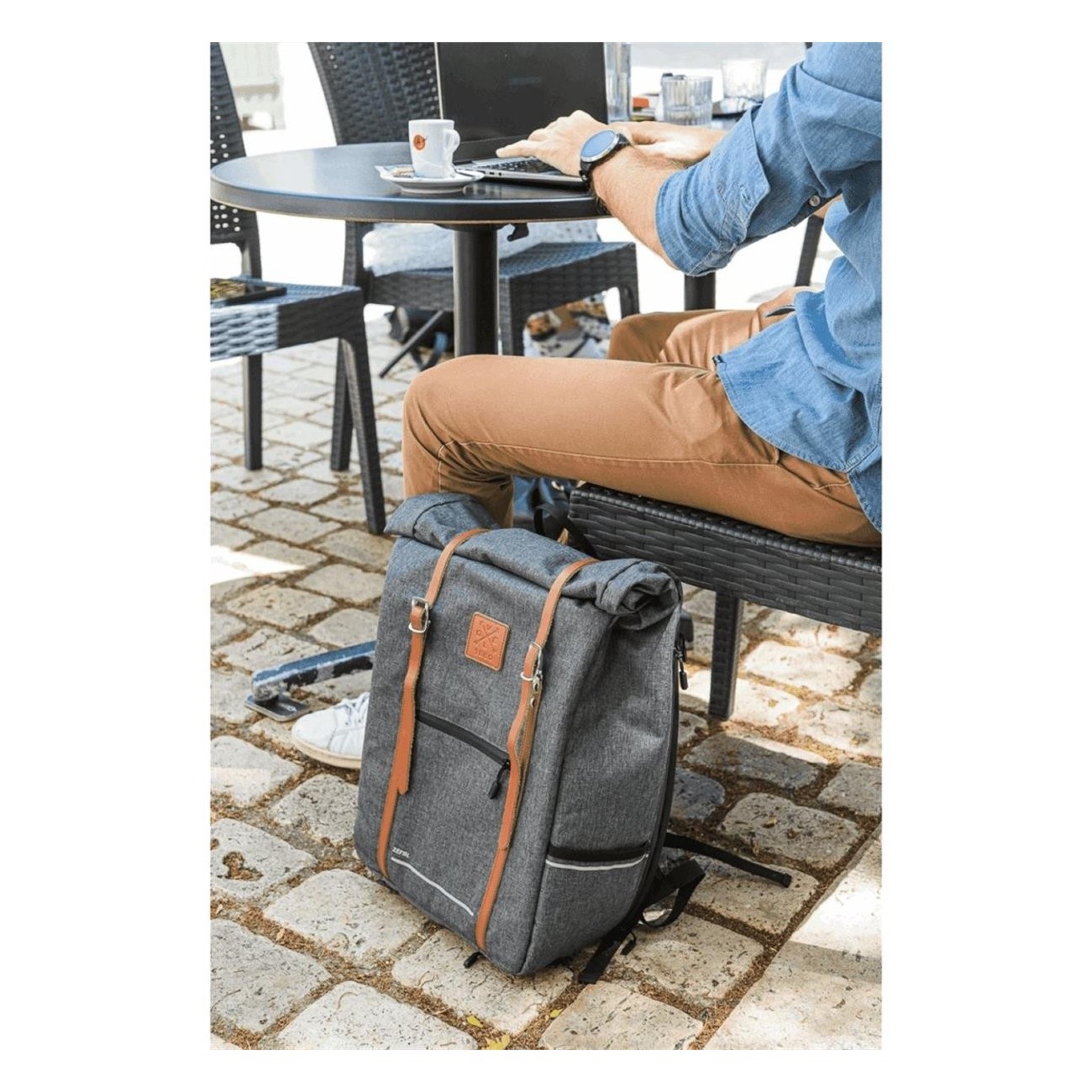 Zéfal Urban 27L Rucksack Grau Wasserdicht aus recyceltem RPET - 1