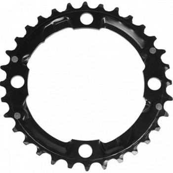 Black Steel MTB Chainring 32T, 104mm BCD, 10V, Compatible with Sram - 1