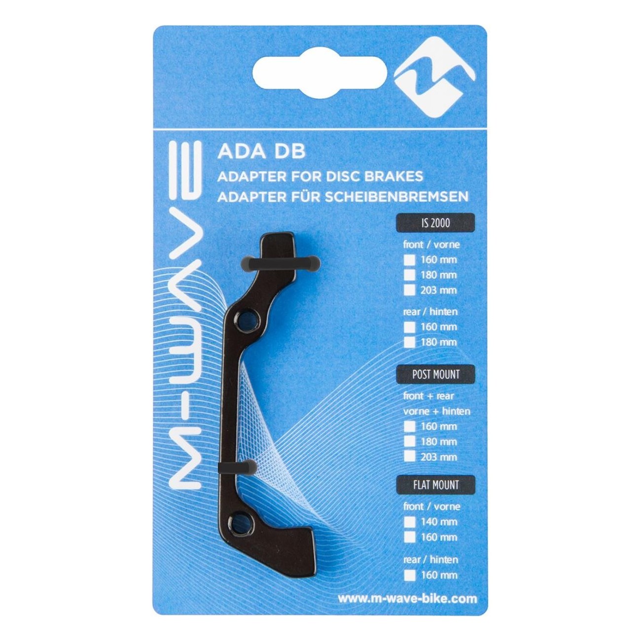 Adattatore Freno a Disco Shimano Nero VR/HR 160-180 mm per Conversione Postmount a IS - 2 - Adattatori - 