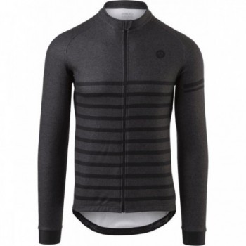 Maglia Sportiva Uomo Grigio Acciaio a Maniche Lunghe S - Traspirante con 3 Tasche - 1 - Maglie - 8717565643789