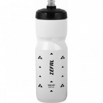 Sense Soft 800ml White BPA Free Water Bottle, Ergonomic and Recyclable - 1