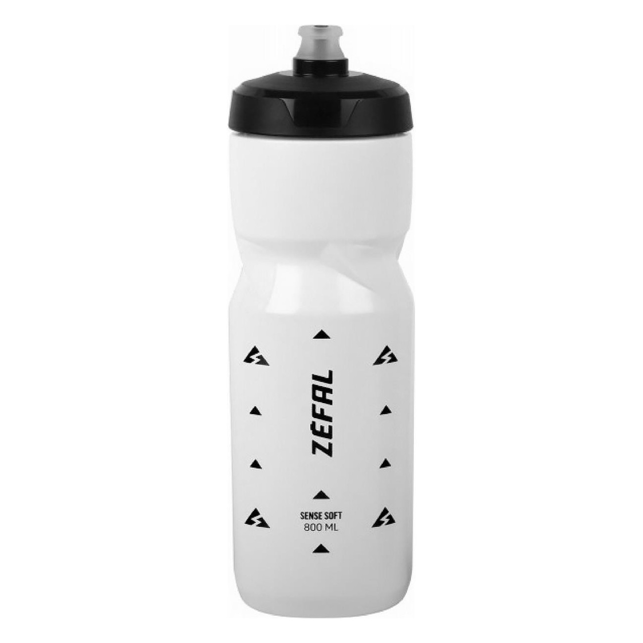 Sense Soft 800ml White BPA Free Water Bottle, Ergonomic and Recyclable - 1