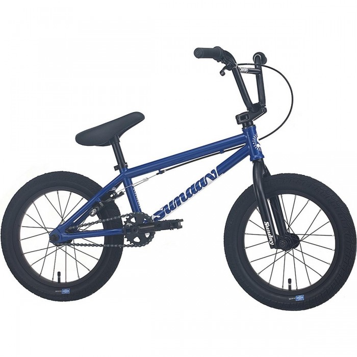 Vélo Sunday Primer 16' Brillant - Couleur Sunday Blue pour Jeunes Cyclistes - 1