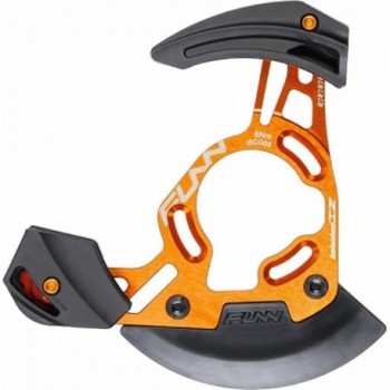 Zippa DH Chain Guide 32/38 Teeth ISCG05 in CNC Aluminum Orange - 1