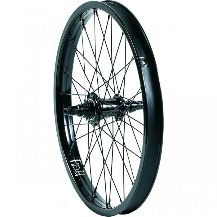 Fiend Cab FC RHD Black Rear Wheel with 6061 Aluminum Rim and Freecoaster Hub - 1