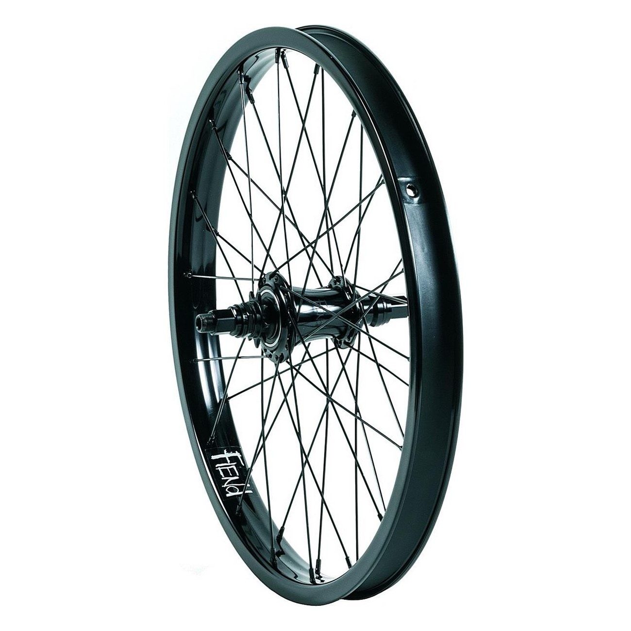 Fiend Cab FC RHD Black Rear Wheel with 6061 Aluminum Rim and Freecoaster Hub - 1