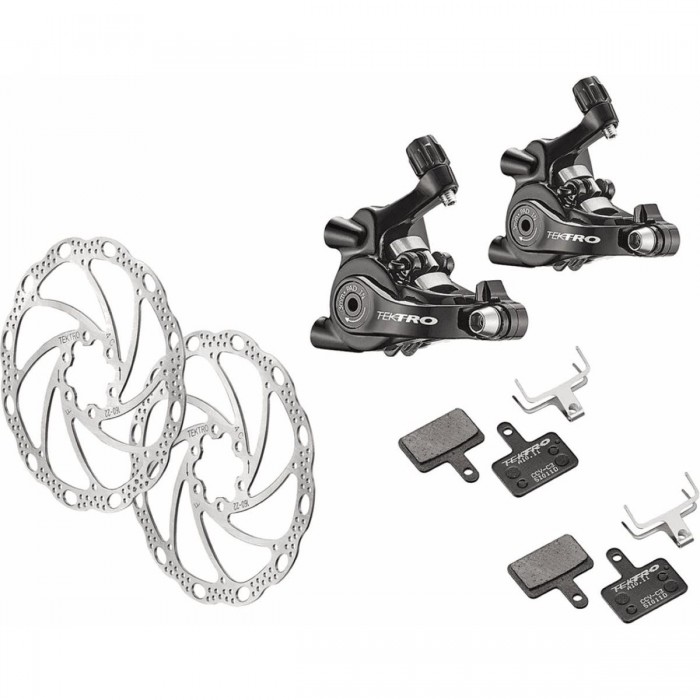 Juego de Frenos de Disco Mecánicos TEKTRO MD-C550 Flat Mount 160-140 mm - 1