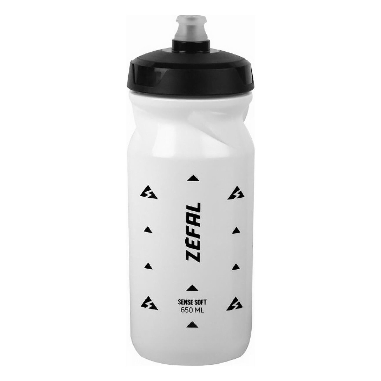 Sense Soft 650ml White Recyclable Polypropylene Bottle, Ergonomic & BPA Free - 1