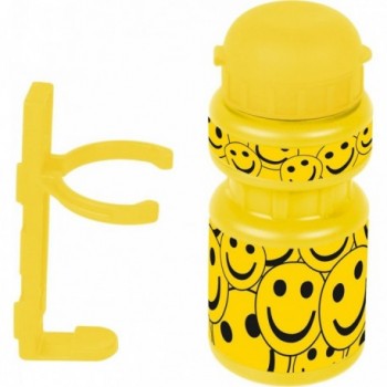 Biberon per Bambini PBO 300 Smile Giallo con Design Smiley - 2 - Borracce - 0887539027711