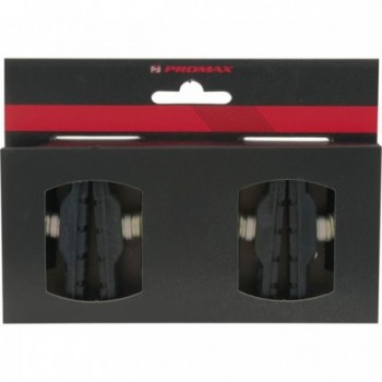 Promax 70mm Black V-Brake Shoes, 2 Pairs with Bolts and Mounting Hardware - 2