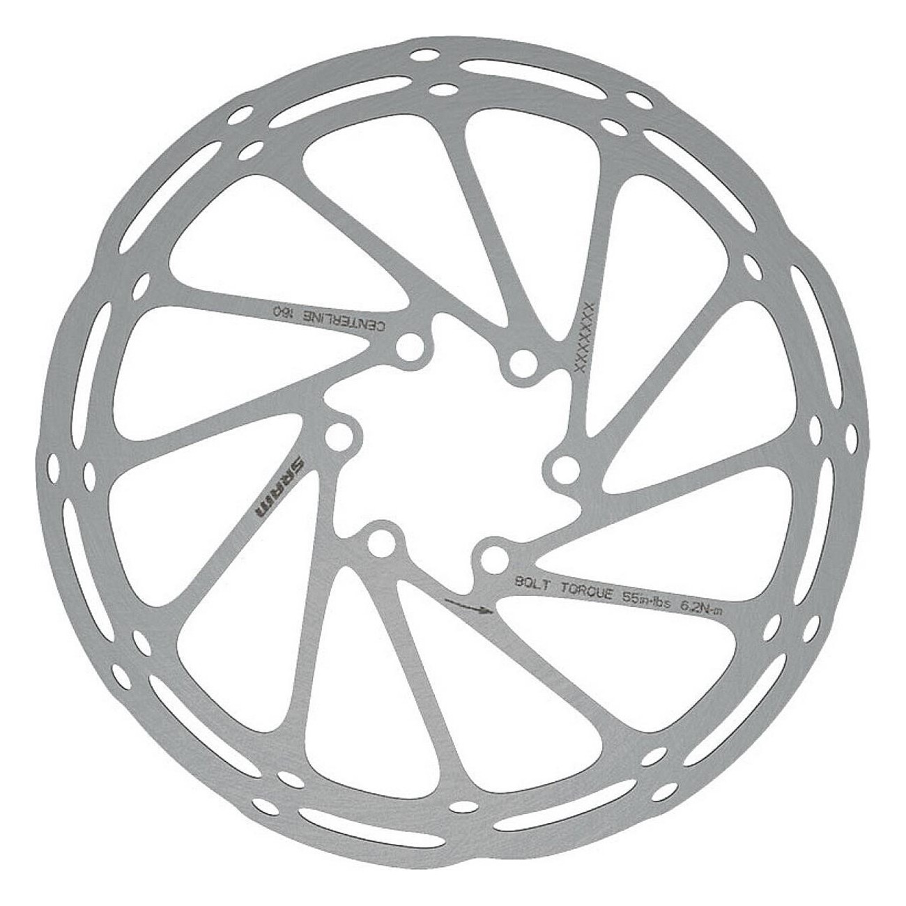 Disque de Frein Rotor Ligne Centrale 203 mm - 6 Boulons Acier - 1