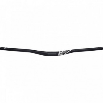 MTB Handlebar Black Ace in UD Carbon Black 31.8x785mm, Rise 7mm, 196g with FUNN Stickers - 1