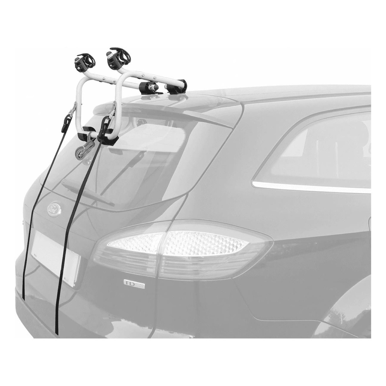 Universal Rear Bike Rack BDG for Cars (Excludes Sedan) - Easy to Install - 2