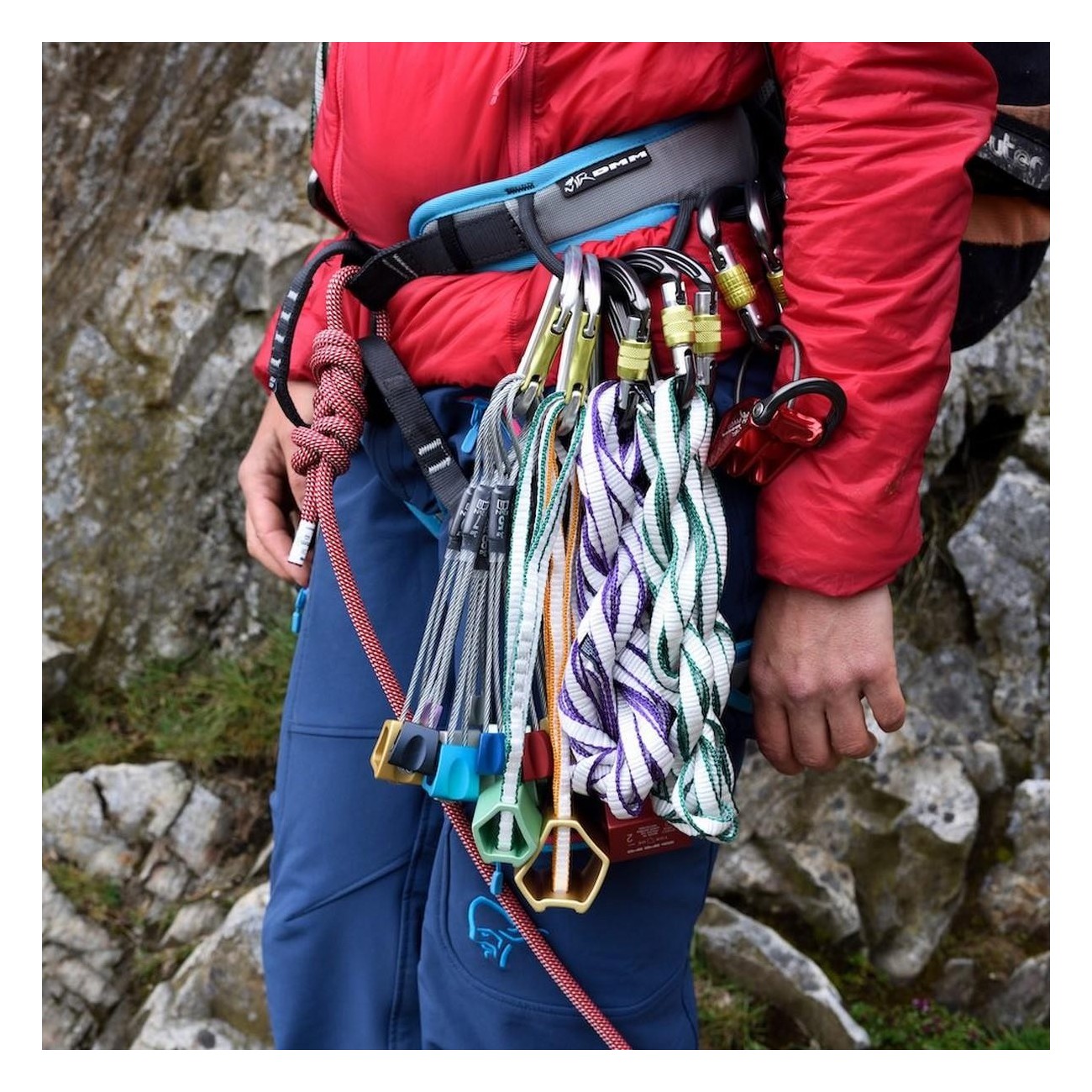 Fettuccia Arrampicata 12 cm Grigia in Dyneema® Dynatec, 11 mm, 9 g - Leggera e Resistente - 2 - fettucce - 5031290228633